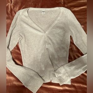 Aritzia TNA Waffle Long Sleeve